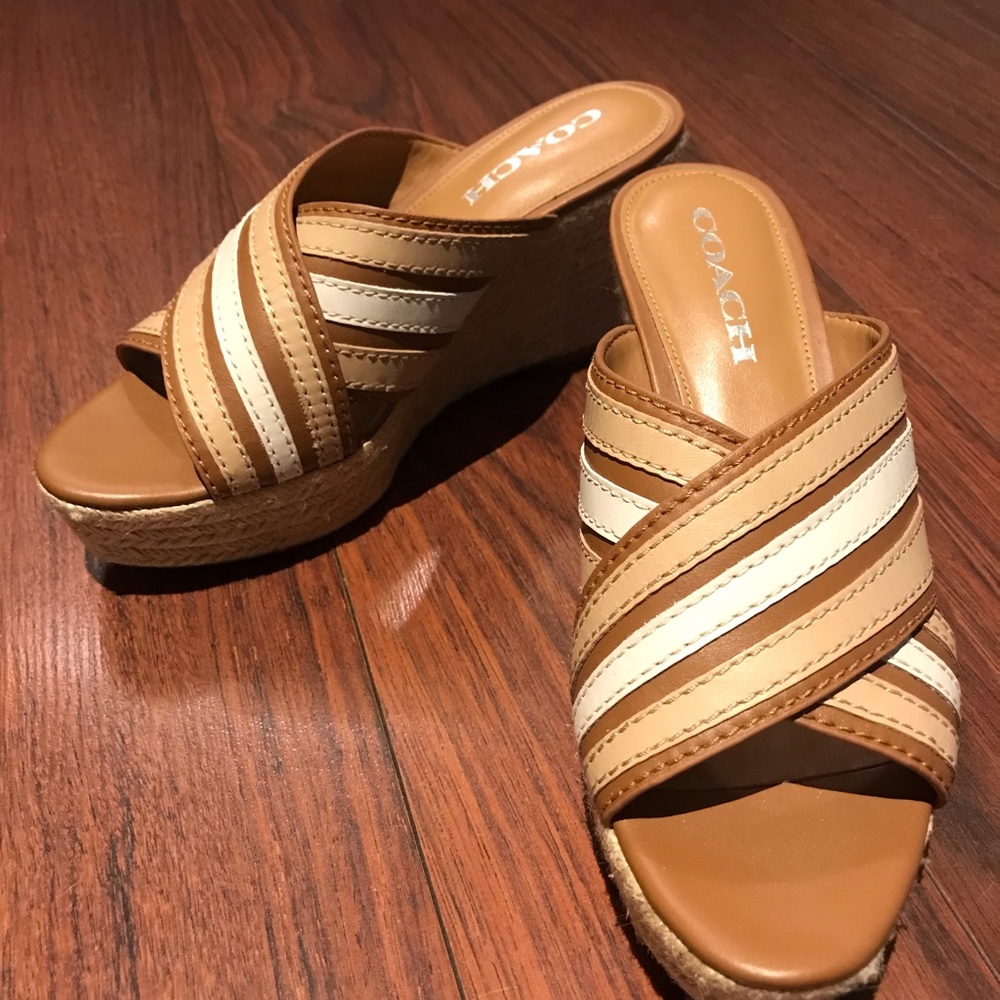 COACH Florentine wedge sandal
